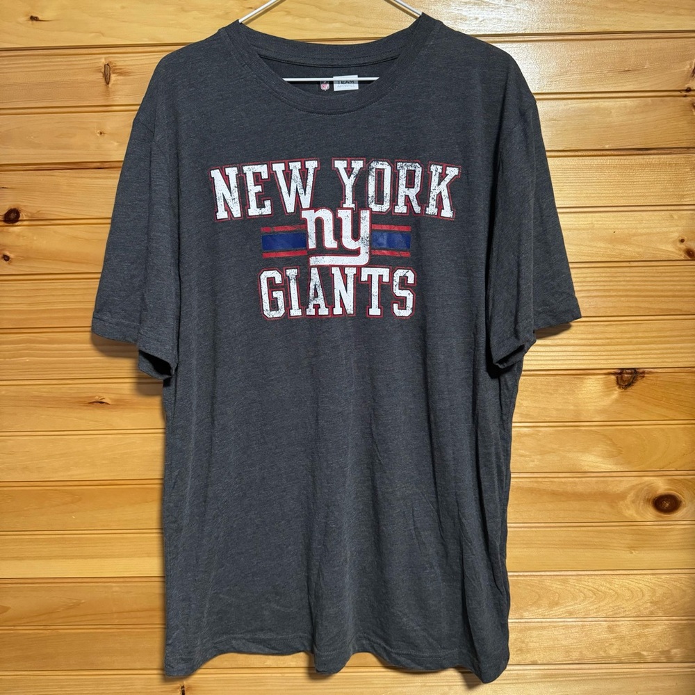 NFL Team Apparel Men’s New York Giants Grey Tee NWT
